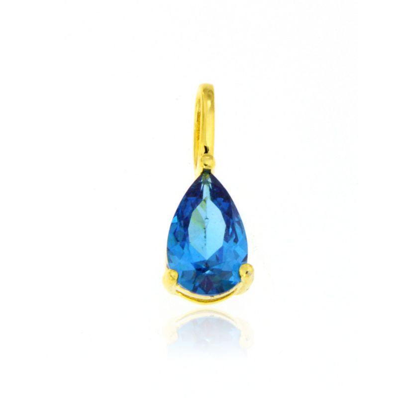 Birthstone Anhänger März (hellblau) - 160512203