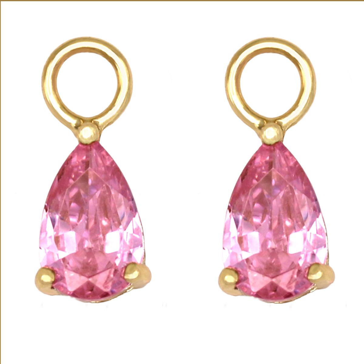 Birthstones Ohrschmuck Oktober (rosa) - 160522210