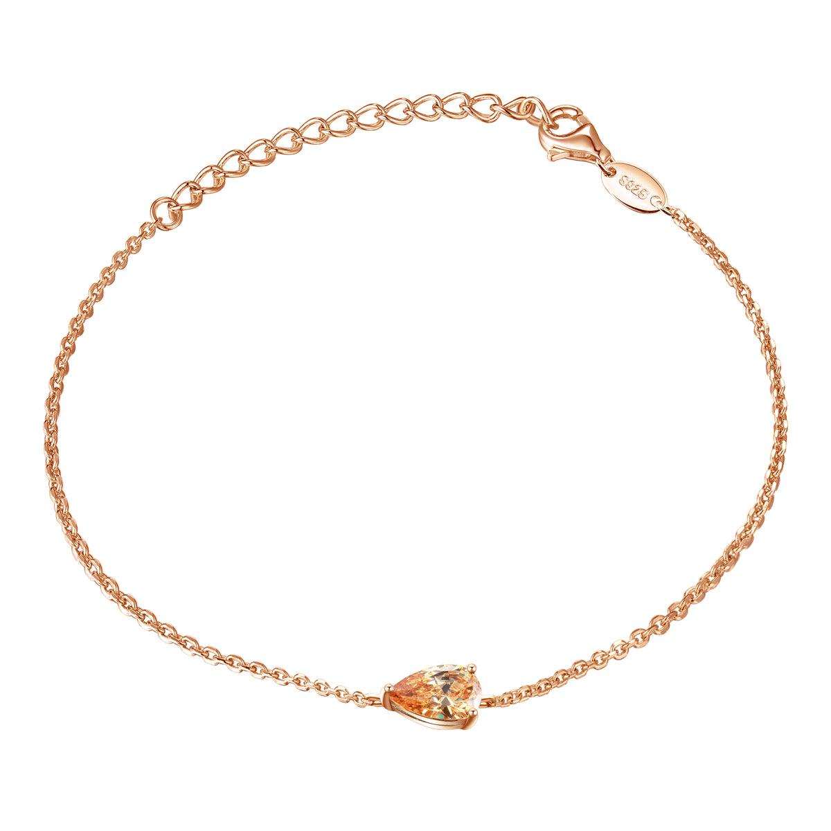 Birthstone Armband November (champagner) - 311