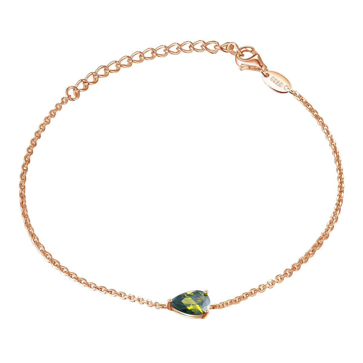 Birthstone Armband August (khaki) - 38