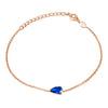 Birthstone Armband September (dunkelblau) - 39