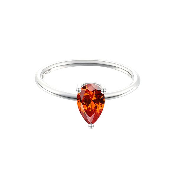 Birthstone Ring Juli (rotbraun) - 107