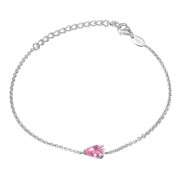 Birthstone Armband Oktober (rosa) - 110