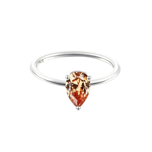 Birthstone Ring November (champagner) - 111