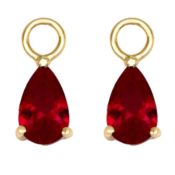 Birthstones Ohrschmuck Jänner (rot) - 160522201