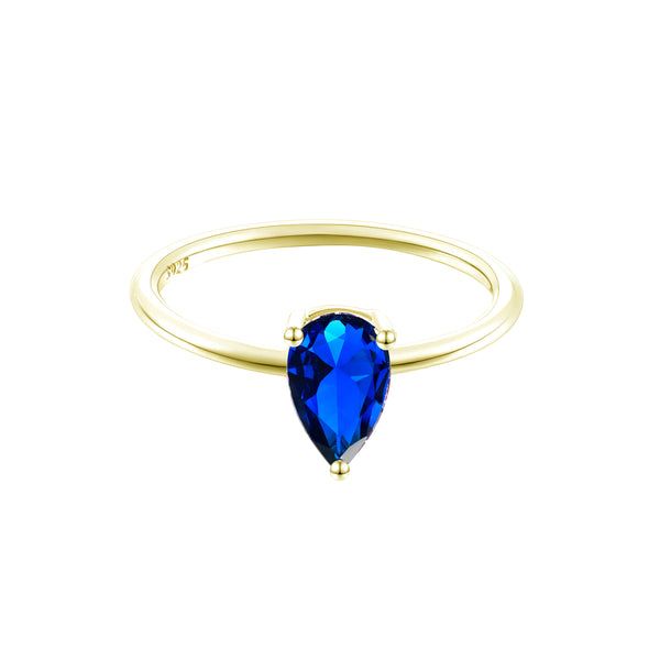 Birthstone Ring September (dunkelblau) - e96787aa0051bb66bc2257861b744ecd